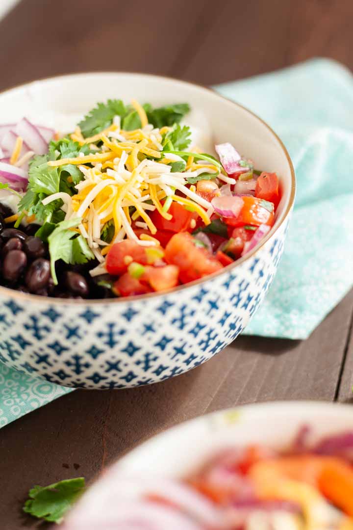 Vegetarian Burrito Bowl Microwave Recipe
