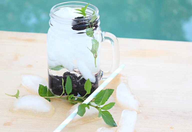 How To Make Blackberry Mint Infused Water