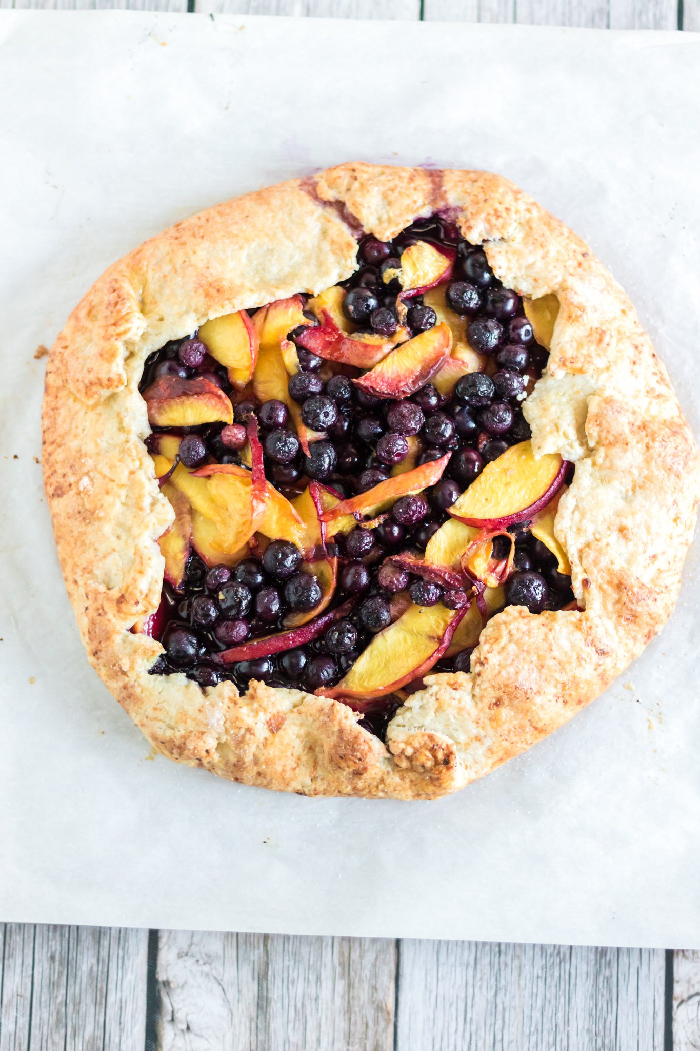 How To Make Blueberry Peach Galette