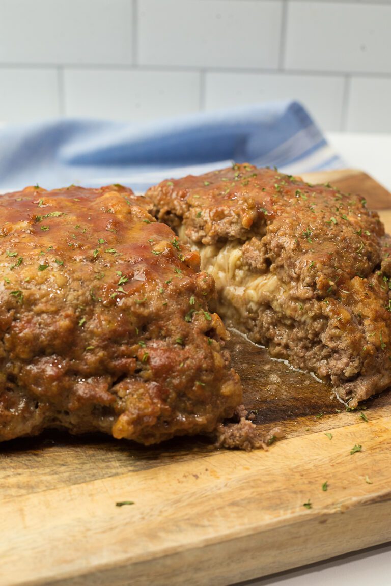 Smoked Meatloaf With Cheese