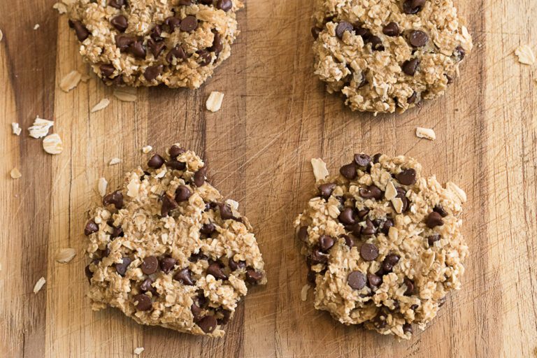 Three Ingredient Oatmeal Cookies with Applesauce