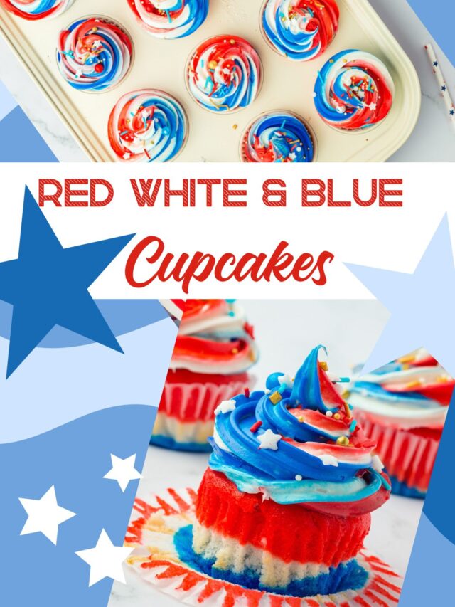 How to Make Red, White and Blue Cupcakes