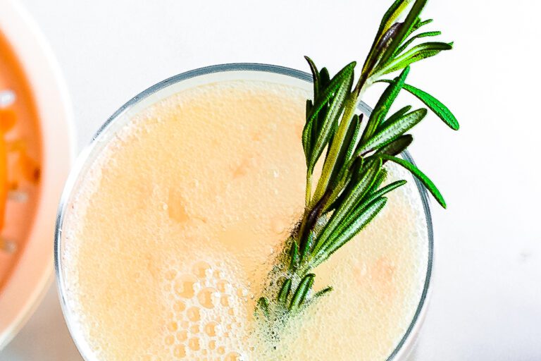 Citrus and Rosemary Sparkling Water