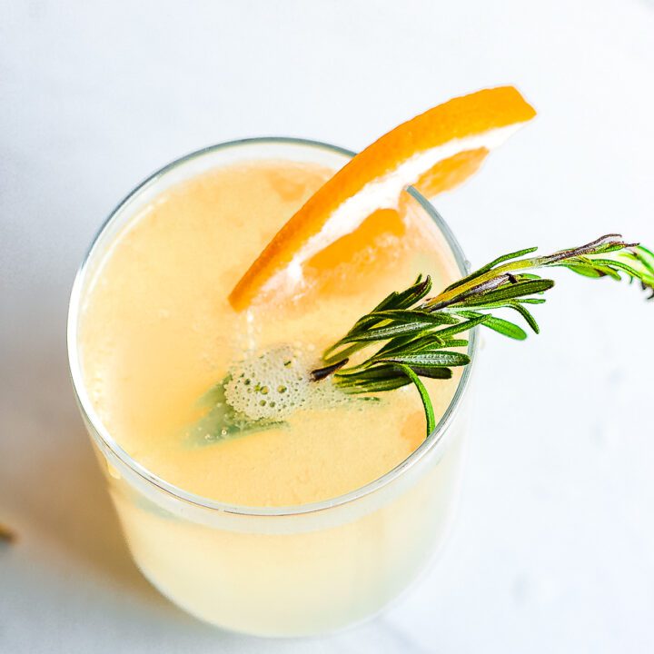 Citrus and Rosemary Sparkling Water