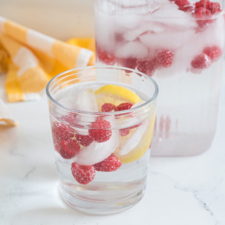 How To Make Raspberry Infused Water