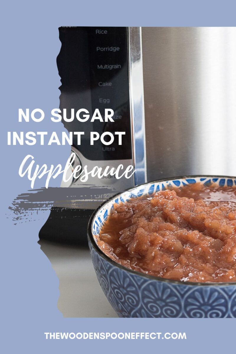 No Sugar Applesauce in the Instant Pot