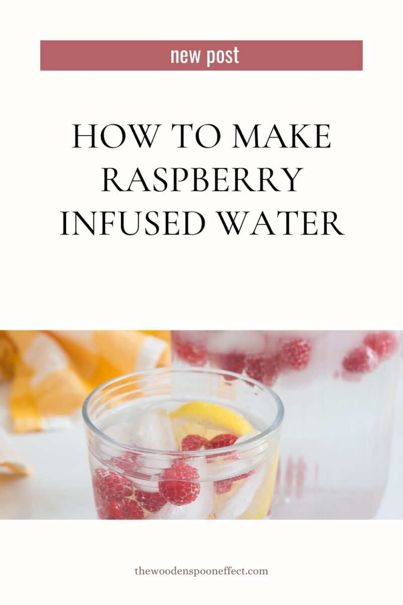 water is raspberries