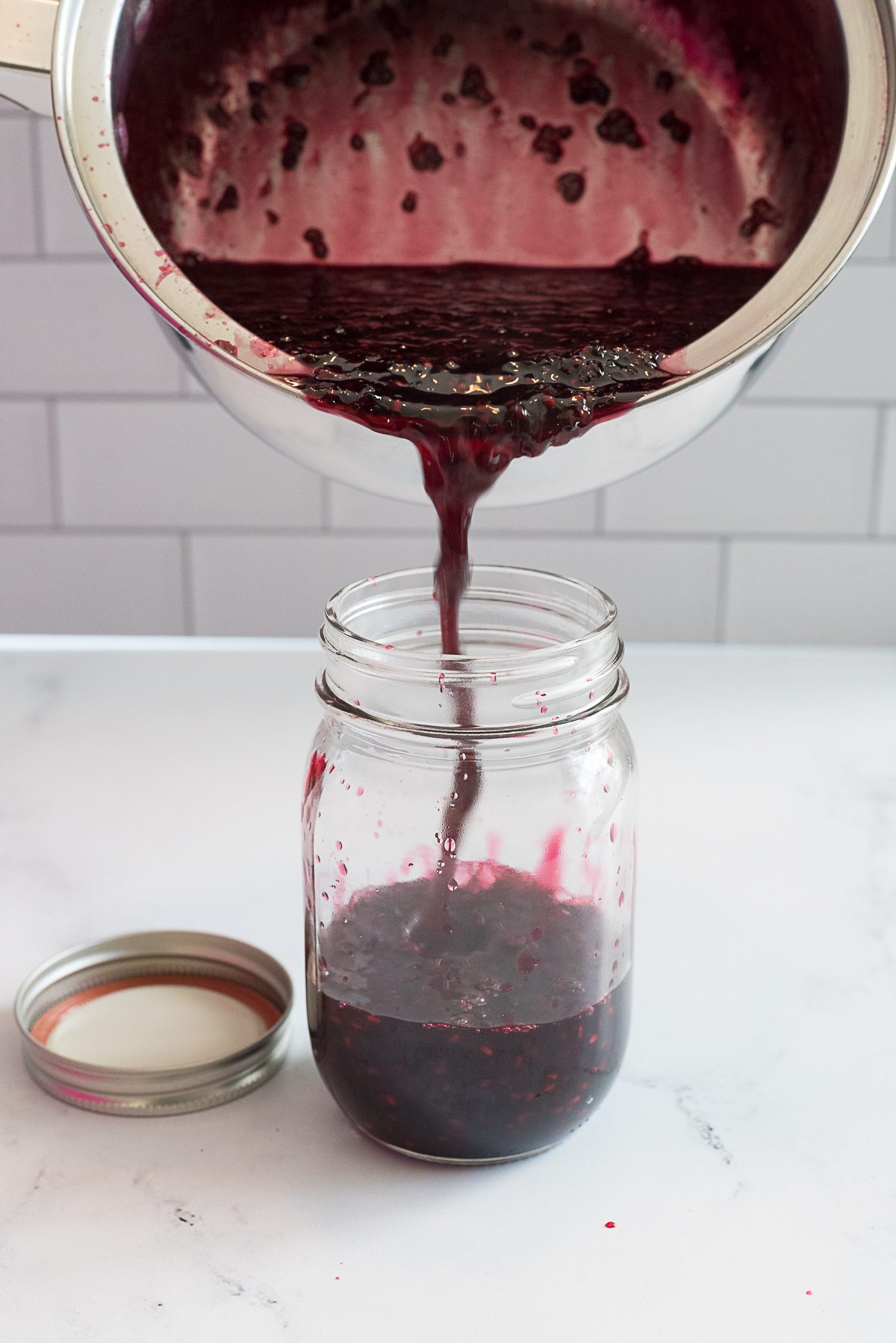 Jam made of Blackberries