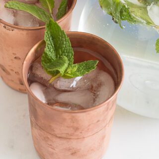 Water with mint