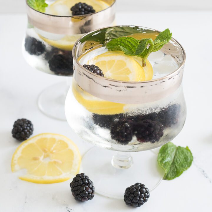 Lemon Blackberry Water