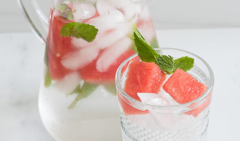 Mint with Watermelon Water