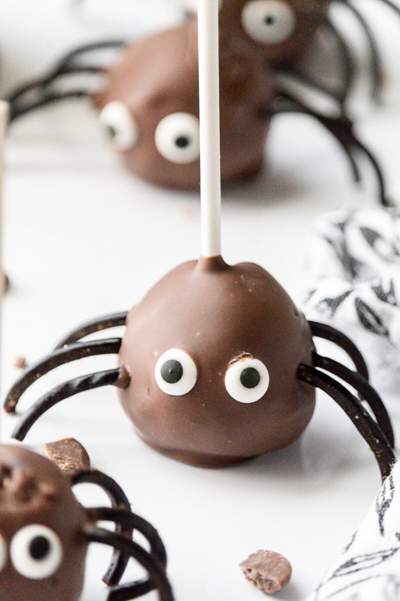 Cake Pops That Look Like Spiders