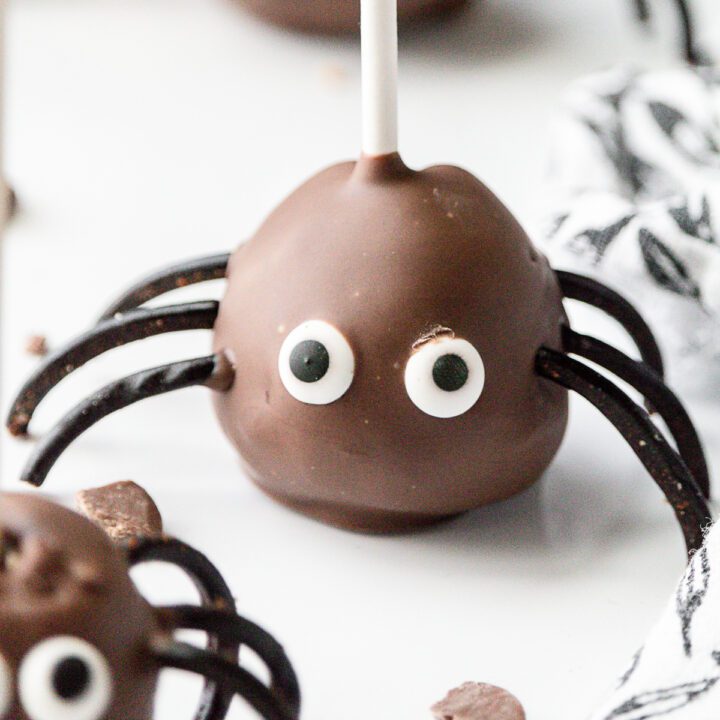 Cake Pops That Look Like Spiders