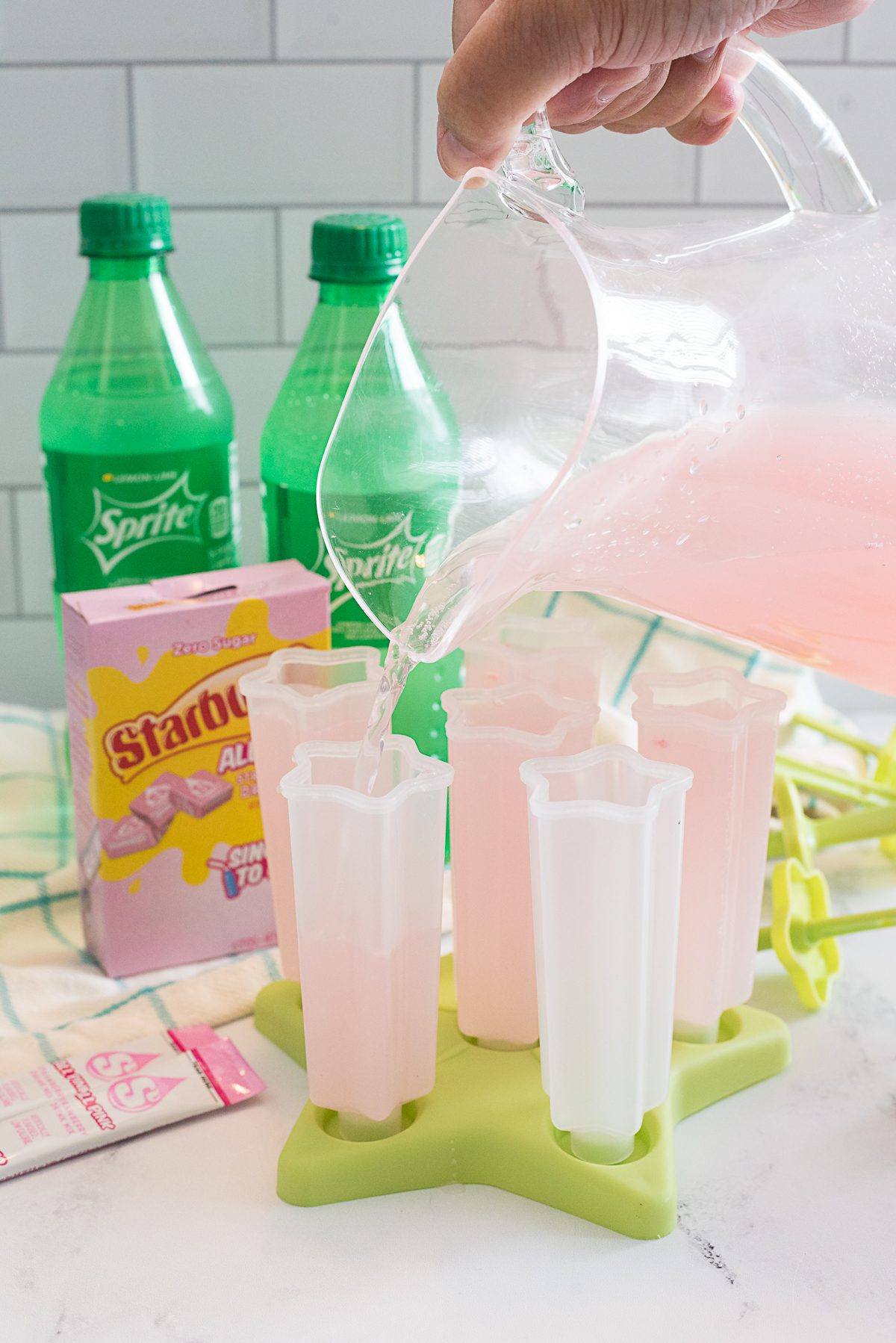 popsicles made with starburst and Sprite