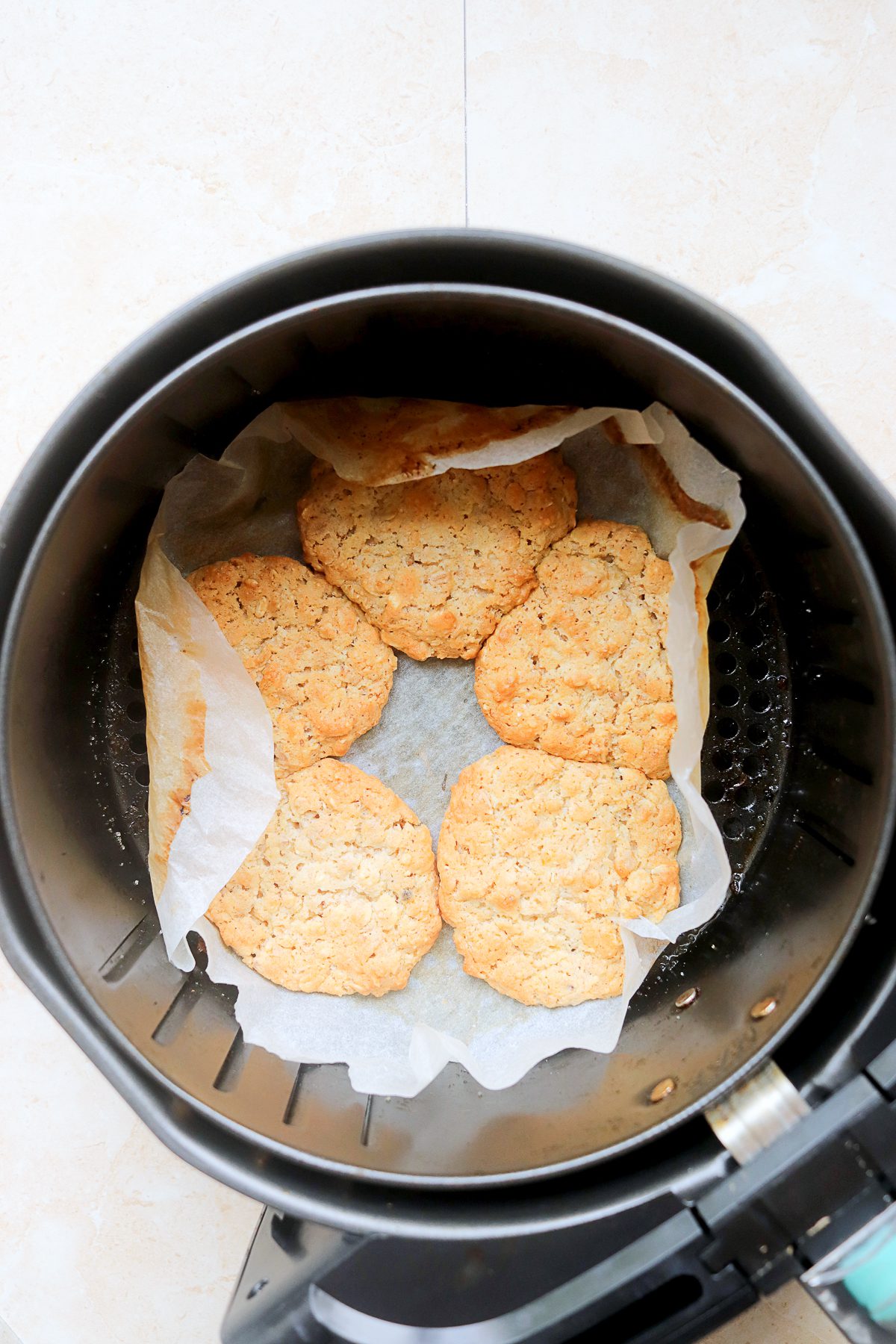 Oatmeal Cookies made in the Air Fryer