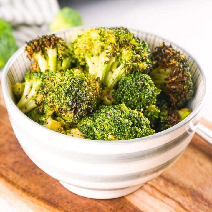 Fresh Broccoli made in the air fryer