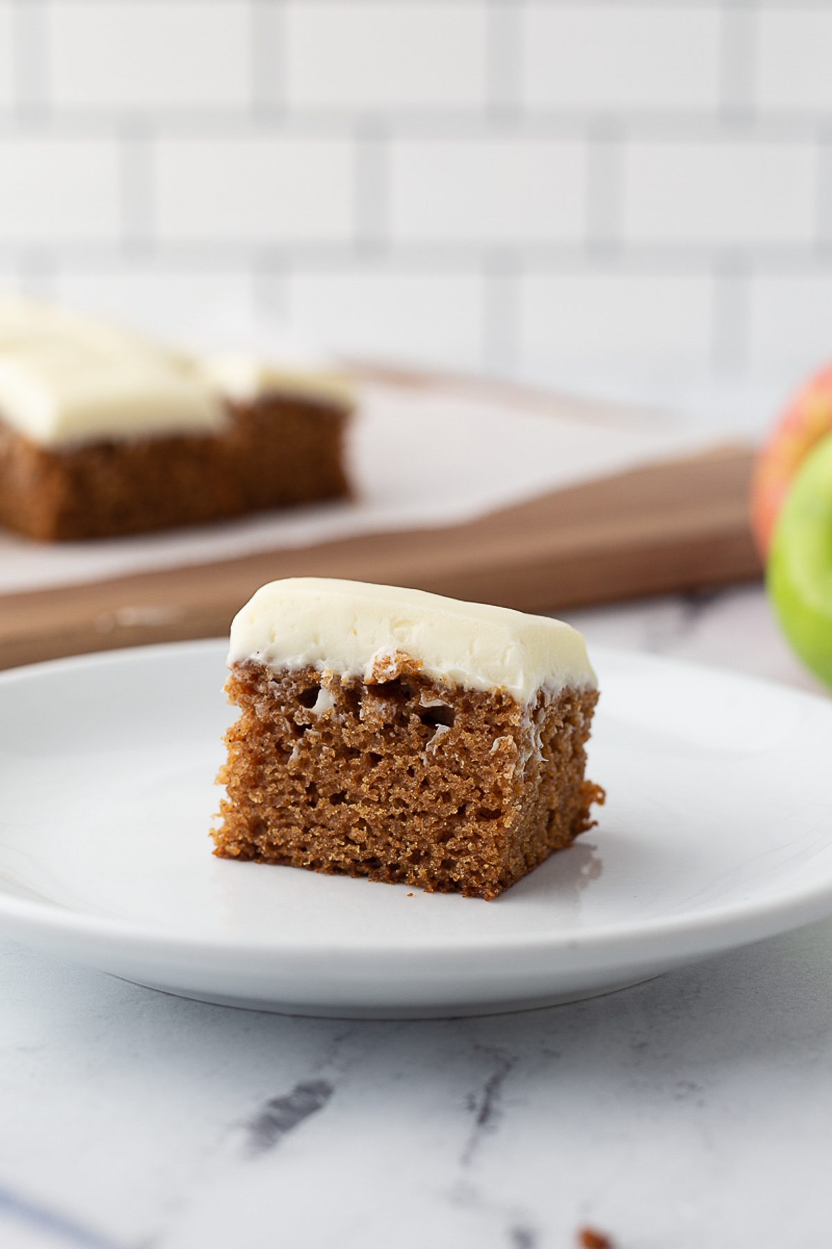 Brownie Bars with Icing Made With Applesauce