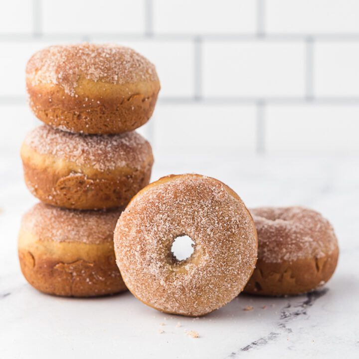 Donuts Made with ApplesauceApplesauce Donuts | The Wooden Spoon Effect