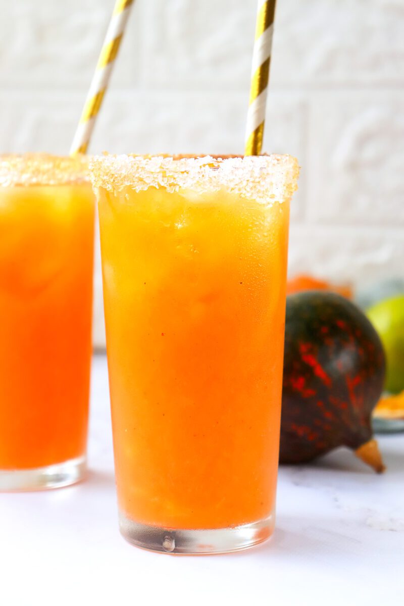 Cocktail made with Pumpkin and spices