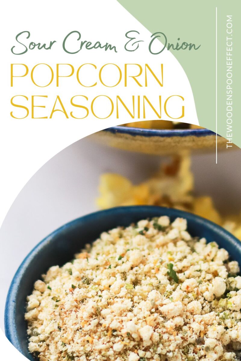 Popcorn seasoning made to taste like sour cream and onion