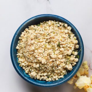 Popcorn seasoning made to taste like sour cream and onion