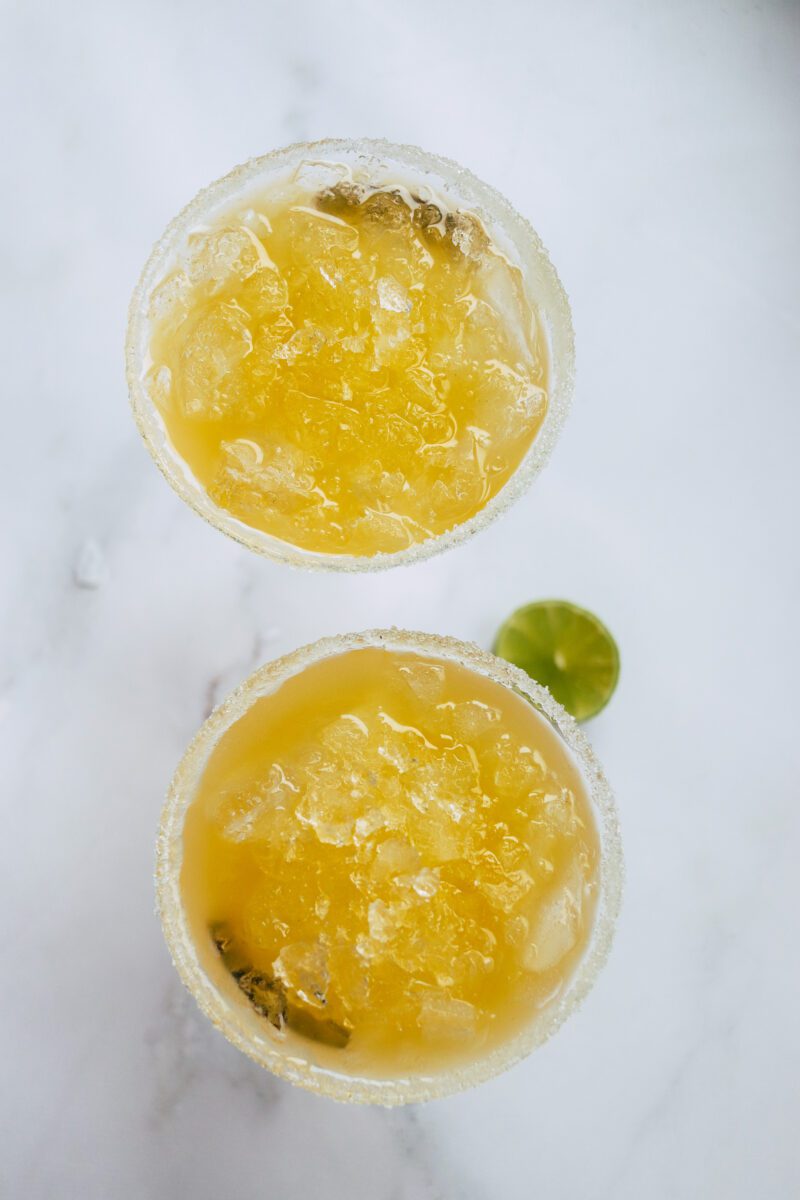 Frozen margaritas made without a mix