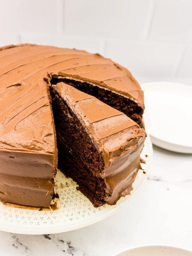 Easy Chocolate Cake and Frosting Recipe Story