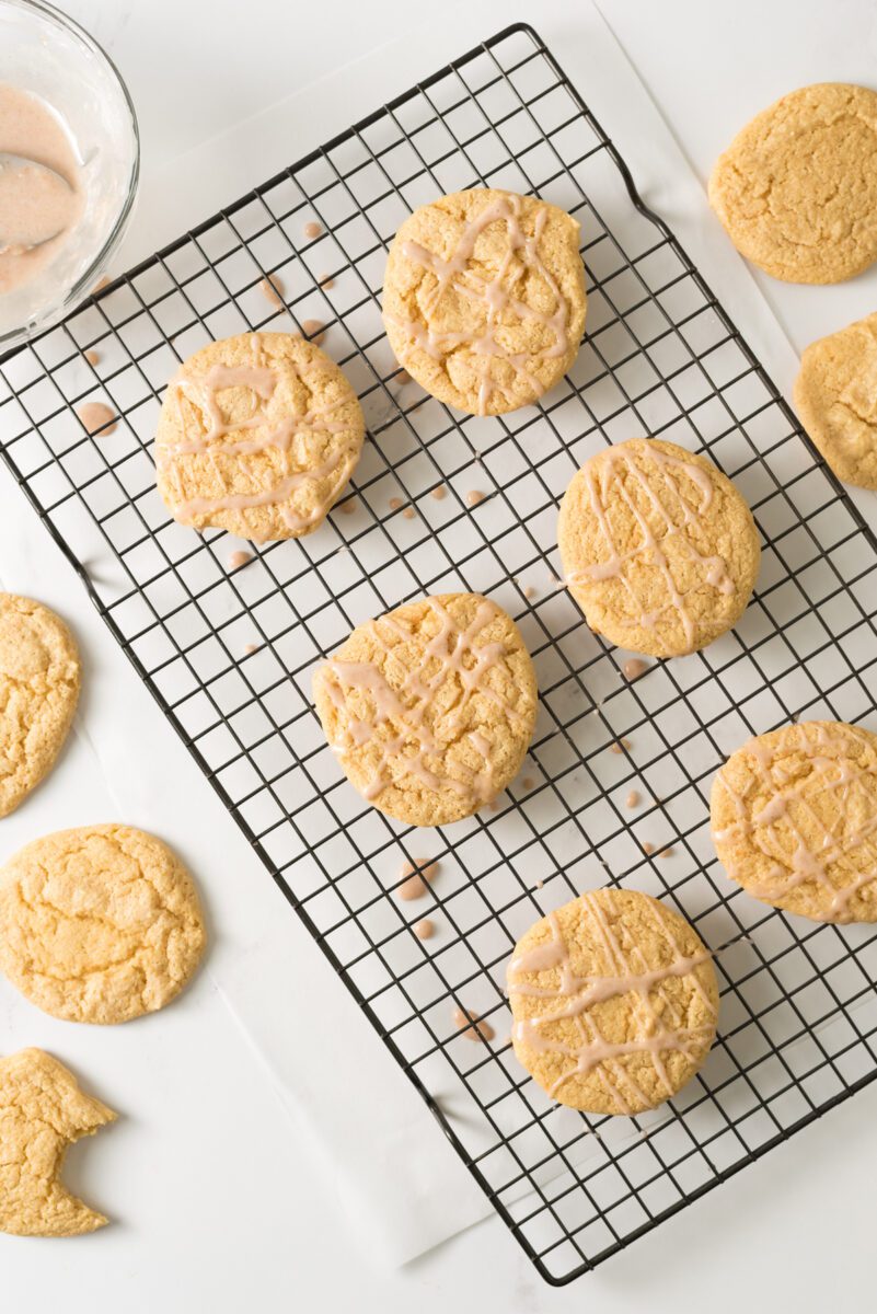 Cake mix cookies made healthier with applesauce