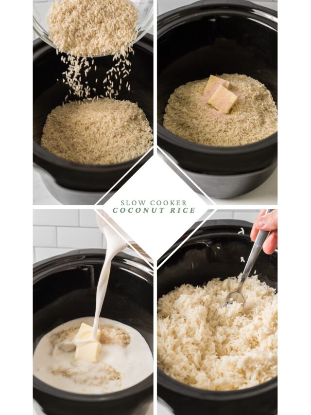 How to Make Coconut Rice in the Slow Cooker