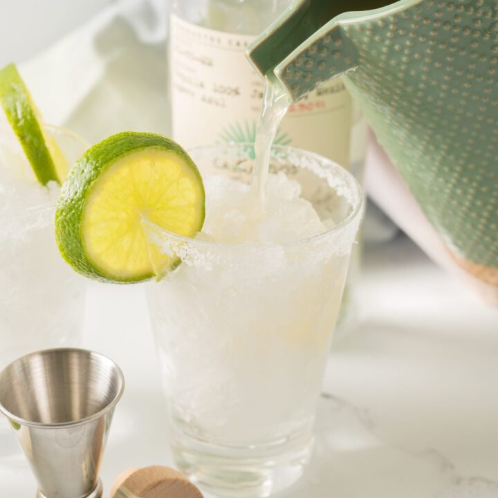 Margarita Mix made for frozen Margaritas just add the tequila and blended ice!