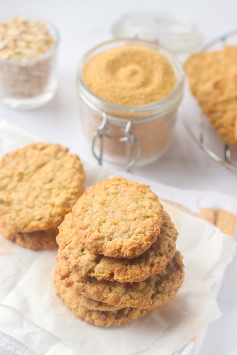 Cookies made with Oatmeal.