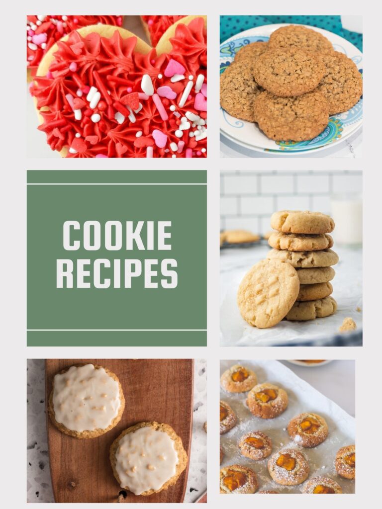Collage Of Cookies On one photo