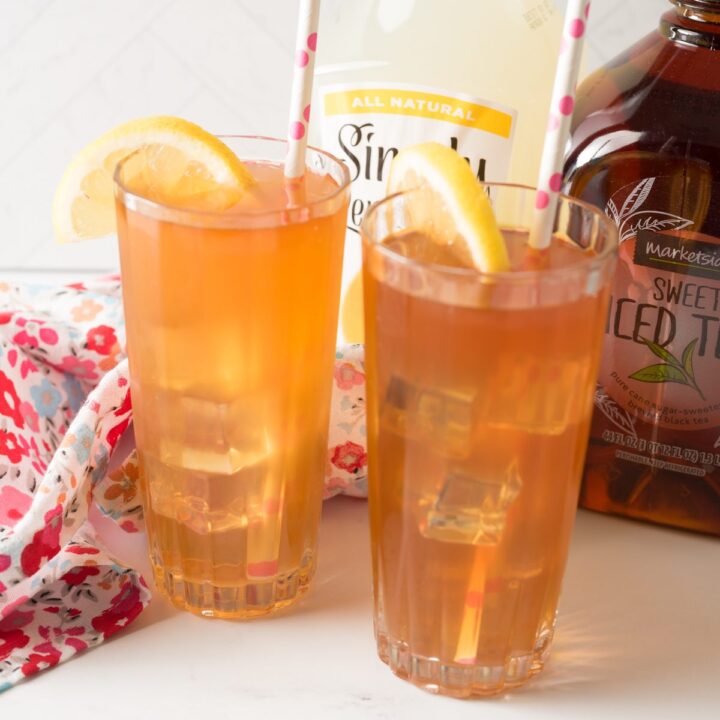 Refreshing drink made with Lemonade and Black Tea- named after the professional golfer Arnold Palmer