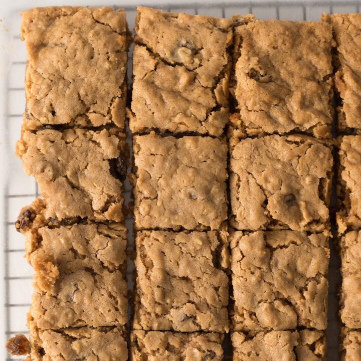 Easy Oatmeal Cookie Recipe made on a sheet pan
