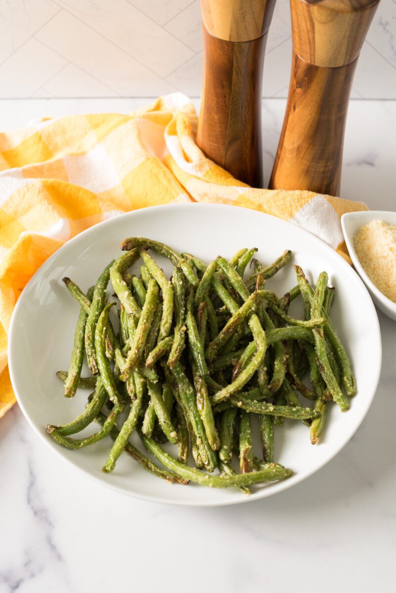 Fresh Green Beans made in the Air Fryer 