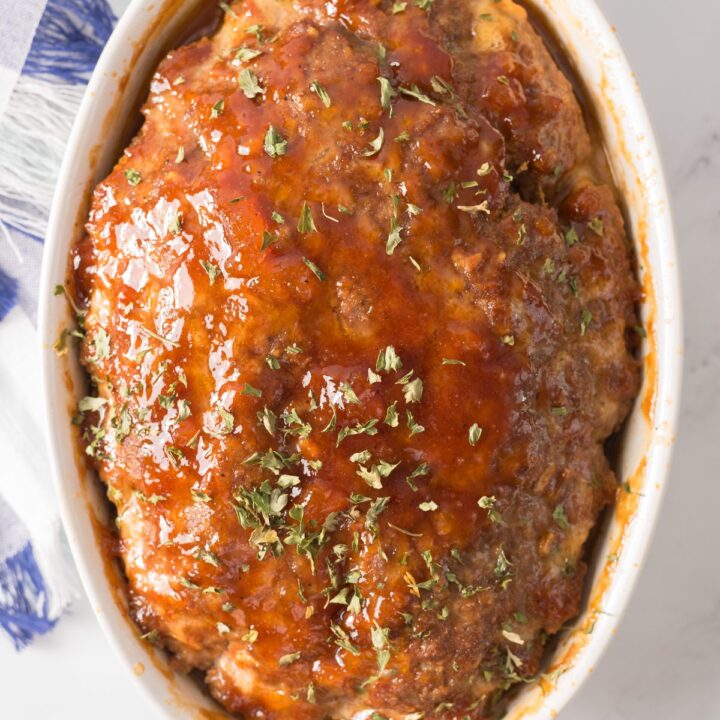 Traditional Meatloaf recipe made with Lipton Soup