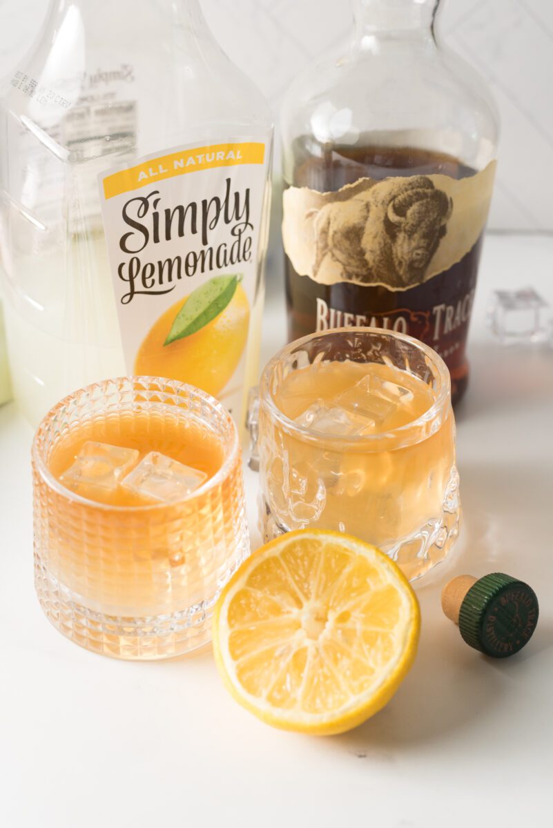 Refreshing Traditional Arnold Palmer drink with a splash of whiskey!