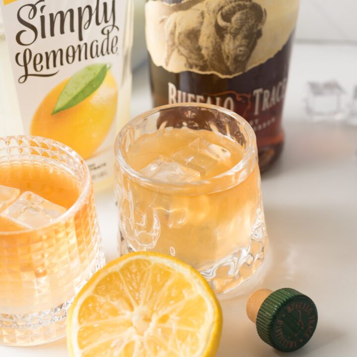 Refreshing Traditional Arnold Palmer drink with a splash of whiskey!