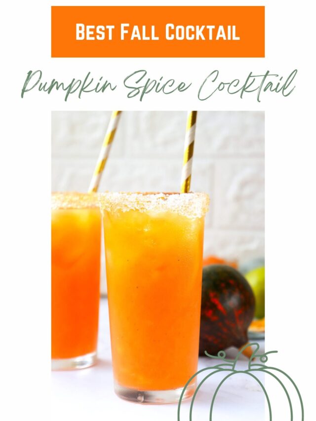 How To Make A Pumpkin Spice Cocktail