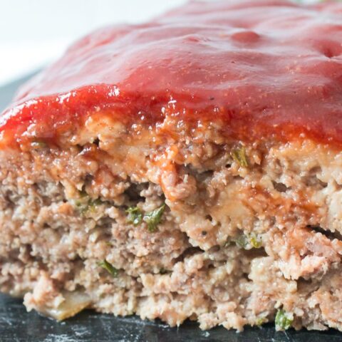 Food Network Meatloaf is ready to serve and eat!