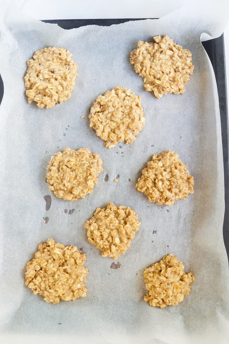 Easy Oatmeal cookies made with minimal ingredients